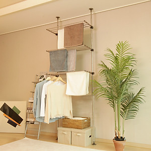 Cây Treo Để Đồ Inox Gấp Gọn Chống Sàn Wellex - SJG2032-3(800)