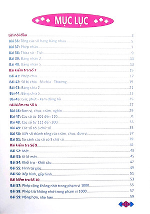 Vở Ô Li Bài Tập Toán Lớp 2 - Tập 2