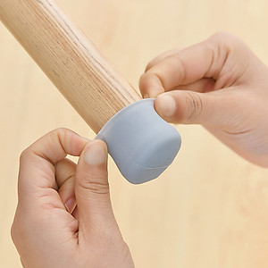 COMBO 4 Miếng Lót Chân Bàn Ghế Silicone Bọc Chân Bàn Ghế Vuông & Tròn Tiện Lợi
