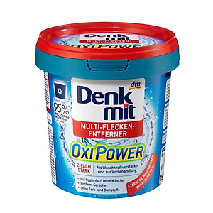 Bột tẩy trắng quần áo Denkmit Oxi Power Đức 750gr tẩy mạnh vết ố bẩn cứng đầu