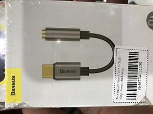 Jack chuyển Type C to 3.5 chính hãng Baseus chính hãng
