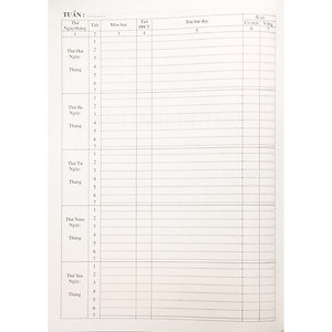 Sách ND - Combo 5 cuốn Sổ ghi đầu bài Tiểu học (B11)