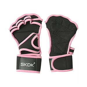 Găng tay tập gym hở mu bàn tay  Cleacco SKDK   , thoáng khí , đệm lòng bàn tay chắc chắn - Hàng chính hãng BORO SPORT