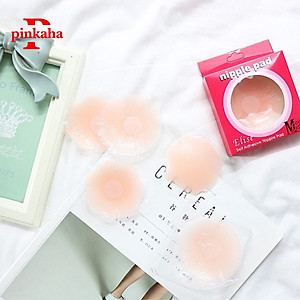 Miếng Dán Ngực Silicon Hộp 5 Cặp Miếng Dán Ngực Siêu Dính Tái Sử Dụng Nhiều Lần H02