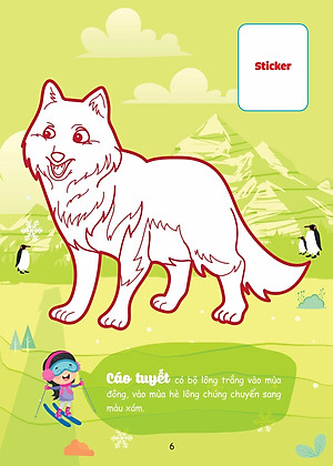 Sách Con Tô Màu - Thám Hiểm Bắc Cực