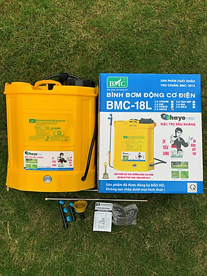 Bình bơm tưới nước động cơ điện BMC 18L 2.0 Super
