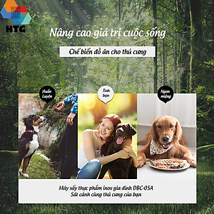 Máy sấy thực phẩm gia đình 5 khay Septree DBC-05A hẹn giờ sấy khô tự ngắt, hàng chính hãng