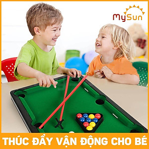 Bàn bi a bida mini cỡ lớn cho trẻ em bé giá rẻ đồ chơi MySun