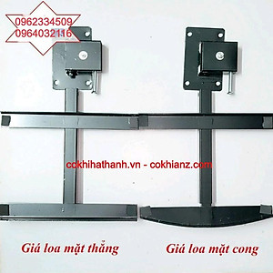 GIÁ TREO LOA ĐA NĂNG CONG 2 CHIẾC HÀNG DÀY ĐẸP