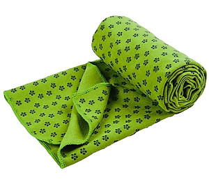 Khăn Trải Thảm Tập Yoga Chính Hãng Kèm Túi Đựng - Nhiều Màu Phủ Hạt Cao su non Cao Cấp