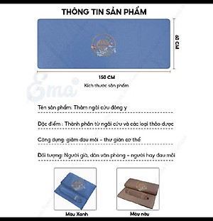 Thảm Ngải Cứu Điện, Đệm Sưởi Ngải Cứu Đông Y Hỗ Trợ Đau Vai Gáy, Đau Lưng Nhức Mỏi Xương Khớp