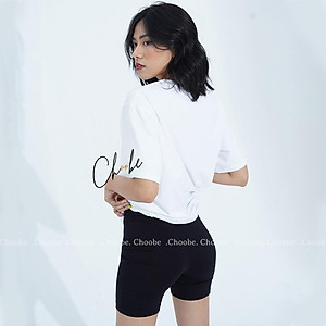 Quần legging đùi Choobe cạp chun cao cấp thun ngắn nữ co giãn tốt dáng ôm - Q31