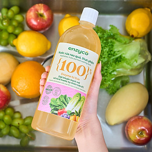 Combo Nước Ngâm Rau 1L Và Nước Rửa Bát Sinh Học 850ml