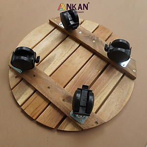Đế Lót Chậu Cây Có Bánh Xe Cỡ Lớn Đường Kính 35cm Dùng Để Đặt Chậu Cây Chậu Hoa Trong Nhà Và Ngoài Sân