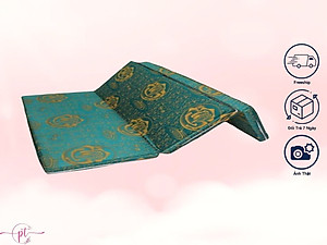 Nệm PE Hàn Quốc Cao Cấp Gấp 3 Dày 3cm - 5cm - 9cm Đủ Size Giao Màu Ngẫu Nhiên