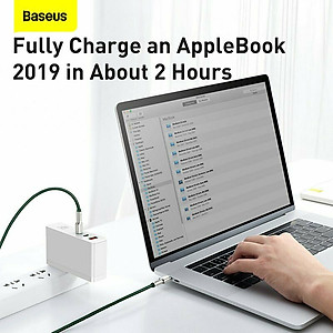 Cáp sạc siêu nhanh 100W Baseus Cafule Series Metal Data Cable Type-C to Type-C (100W) - Hàng chính hãng