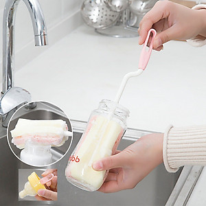 Dụng cụ cọ rửa bình sữa có đầu mút mềm Kokubo - Nội địa Nhật Bản