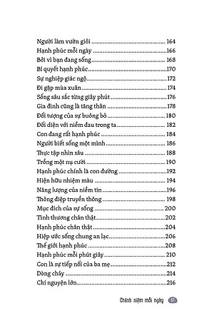 Chánh niệm mỗi ngày - Ghi chép và thực tập theo những lời dạy của Thiền sư Nhất Hạnh