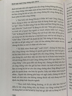 Bình Luận Luật Công Chứng Năm 2014 