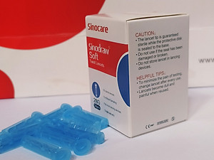 Kim Chích Máu Sinodraw Máy Đo Đường Huyết Sinocare ( 50 kim)