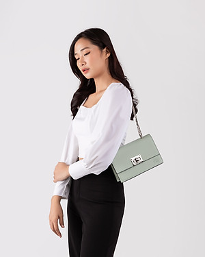 Túi Lata ( Thời trang nữ đi chơi size 21- Túi đeo chéo da HN104 )
