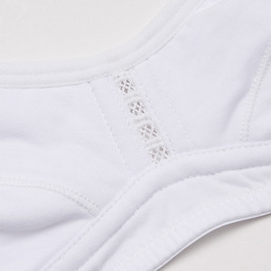 Combo 2 áo lót học sinh không mút phối ren iBasic VA107