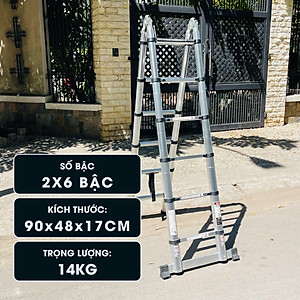 Thang nhôm rút đôi DIY TL-AI-38 hàng chính hãng - Tiêu chuẩn EN131