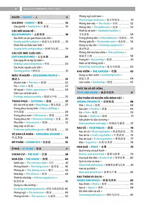 Combo 2 sách Từ điển hình ảnh Tam Ngữ Trung Anh Việt – Visual English Vietnamese Chinese Trilingual Dictionary +Phát triển từ vựng tiếng Trung Ứng dụng (in màu) (Có Audio nghe) +DVD tài liệu 