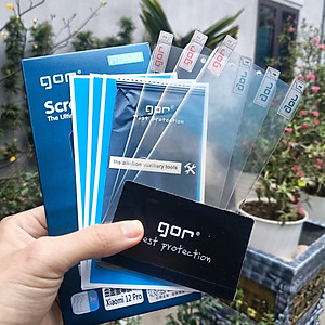 Miếng Dán Dẻo Gor Cho Xiaomi 12 Pro Full Màn Hình, Dán Dẻo 3D Trong Suốt Vuốt Mượt, Hạn Chế Bám Vân Tay - Hãng Gor - Hàng Nhập Khẩu