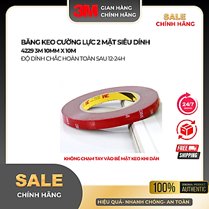 Băng keo cường lực siêu dính 3M 4229P-10 10mm x 10m