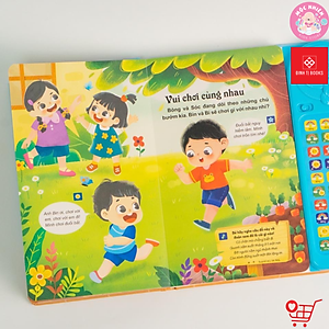 Sách Âm Thanh Phiên Bản Đặc Biệt với 30 Nút Bấm - Thế Giới Động Vật và Bé Học Nói - Đinh Tị Books