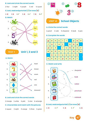 Sách Quick Quick Học Nhanh Toàn Diện Từ Vựng Tiếng Anh Theo Chủ Đề Lớp 1