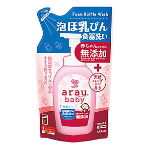 Combo Nước Rửa Bình Arau Baby Chai 500ml Và Túi 450ml