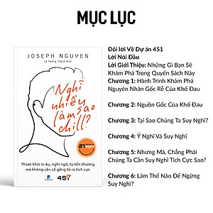 Sách Nghĩ Nhiều Làm Sao Chill