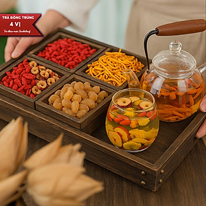 Trà Đông Trùng Hạ Thảo Tứ Vị Táo Đỏ Sunbeleaf – Bồi Bổ Cơ Thể, Bổ Khí Huyết, Tốt Cho Tim Mạch, Chống Lão Hóa – Hộp 10 Đến 20 Gói