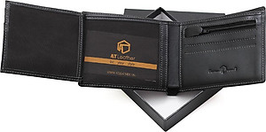 Ví Da Nam AT Leather 049 (11.5 x 9.5 cm)