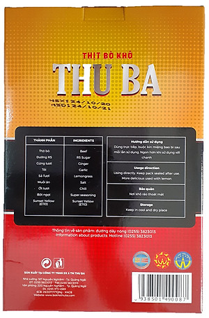 Thịt bò khô Quảng Ngãi 250gr xé sợi. Quà Tết 2023 độc lạ, đăc biệt