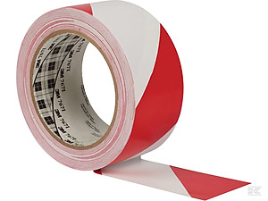 Băng keo dán nền cảnh báo 3M 767 50mm x 33m (Đỏ sọc trắng)