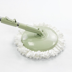 Bộ cây lau nhà Lock&Lock Mini Spin Mop & 4 bông lau sàn ETM498MITS2 - Màu xanh mint
