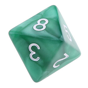 10 Chiếc Xúc Xắc 8 Mặt D8 Dice đa Giác Cho Các Trò Chơi Trên Bàn