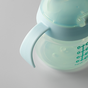 Bình tập uống nước có vòi mút chống tràn, chống sặc Tommee Tippee Soft Spout, 150ml, cho bé từ 4 tháng – Xanh