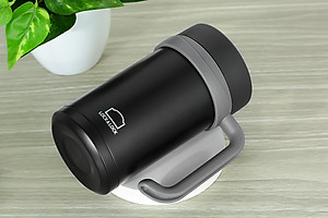 Bình Giữ Nhiệt Lock&Lock New Basic Table màu đen LHC4026B 500ml - Hàng chính hãng, nắp bình 3 lớp tiện lợi - JoyMall