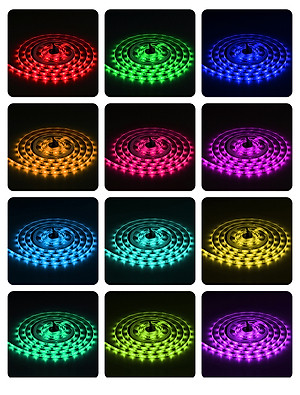 Bộ Đèn LED RGB 5050 Kết Nối Bluetooth Cảm Biến Nhạc