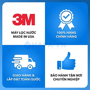 Máy Lọc Nước Nóng Lạnh 3M Full Models Chuẩn Nước Uống Trực Tiếp, Hiệu Suất 100% - Bộ Lọc Nhập Khẩu Mỹ, Hàng Chính Hãng