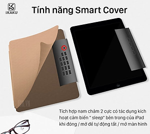 Bao da iPad pro 10.5 2017/ ipad air 3 10.5 2019  KAKU_ hàng nhập khẩu