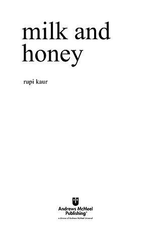 Sách Milk And Honey
