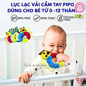 Lục Lạc Vải Cầm Tay Có Bóp Chút Chít - Đồ Chơi Cho Trẻ Sơ Sinh - Pipo Vietnam
