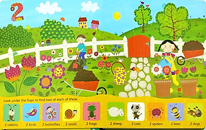 Sách tương tác tiếng Anh - Usborne Lift-The-Flap Counting Book