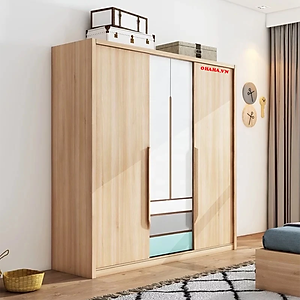 [Kèm Ảnh Thực Tế - Miễn phí vận chuyển & Lắp đặt] TỦ QUẦN ÁO GỖ CÔNG NGHIỆP CAO CẤP OHAHA - TACC012