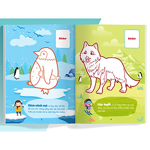 Sách Con Tô Màu - Thám Hiểm Bắc Cực